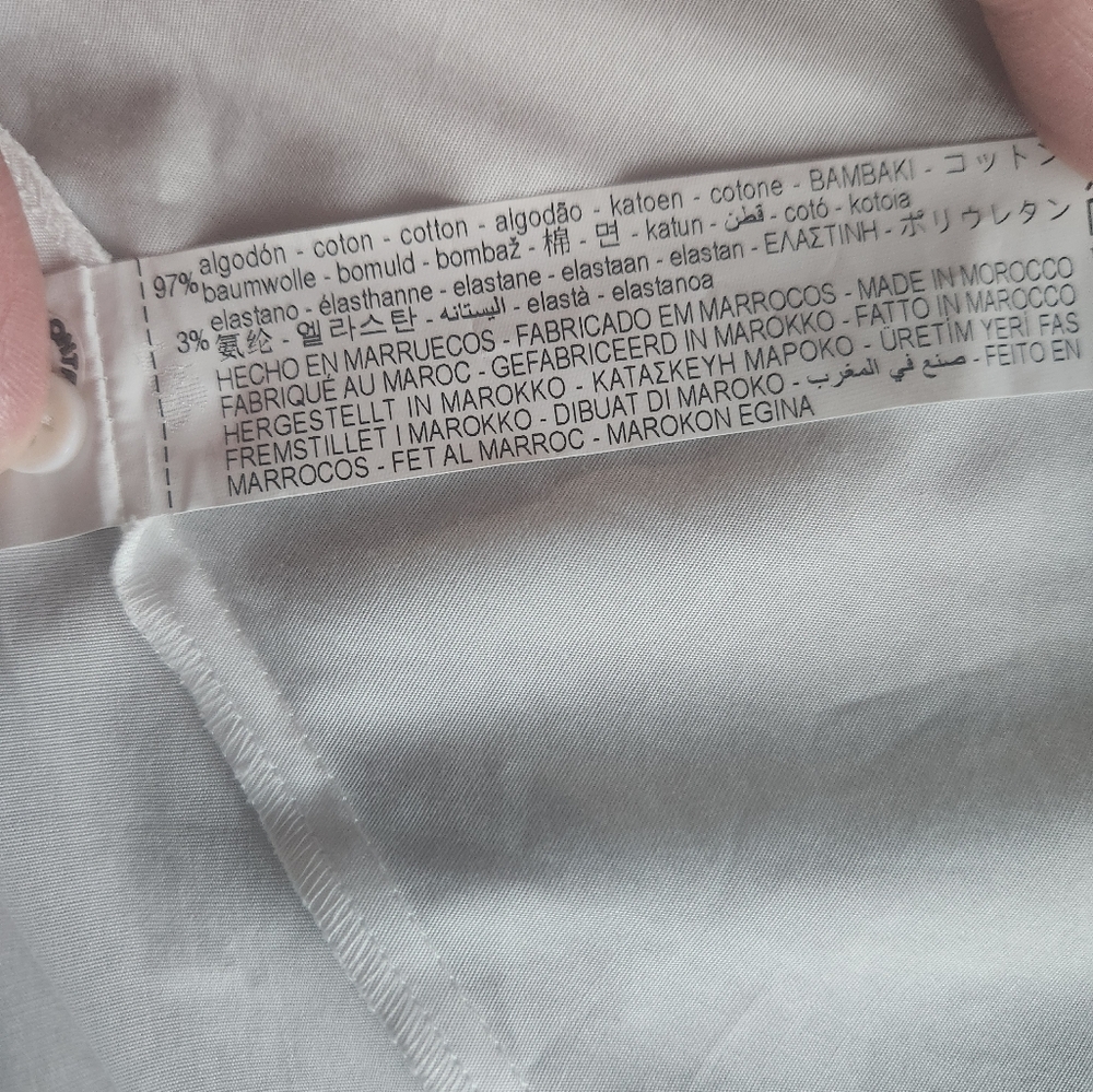 Zara Elegant White Wrap Tunic Med - Picture 4 of 7
